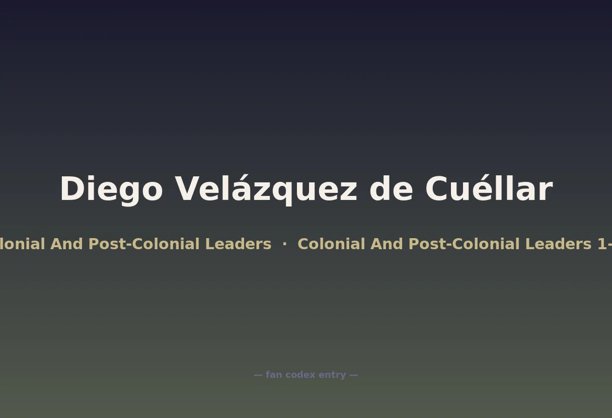 Diego Velázquez de Cuéllar