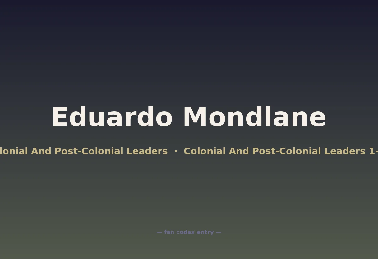 Eduardo Mondlane