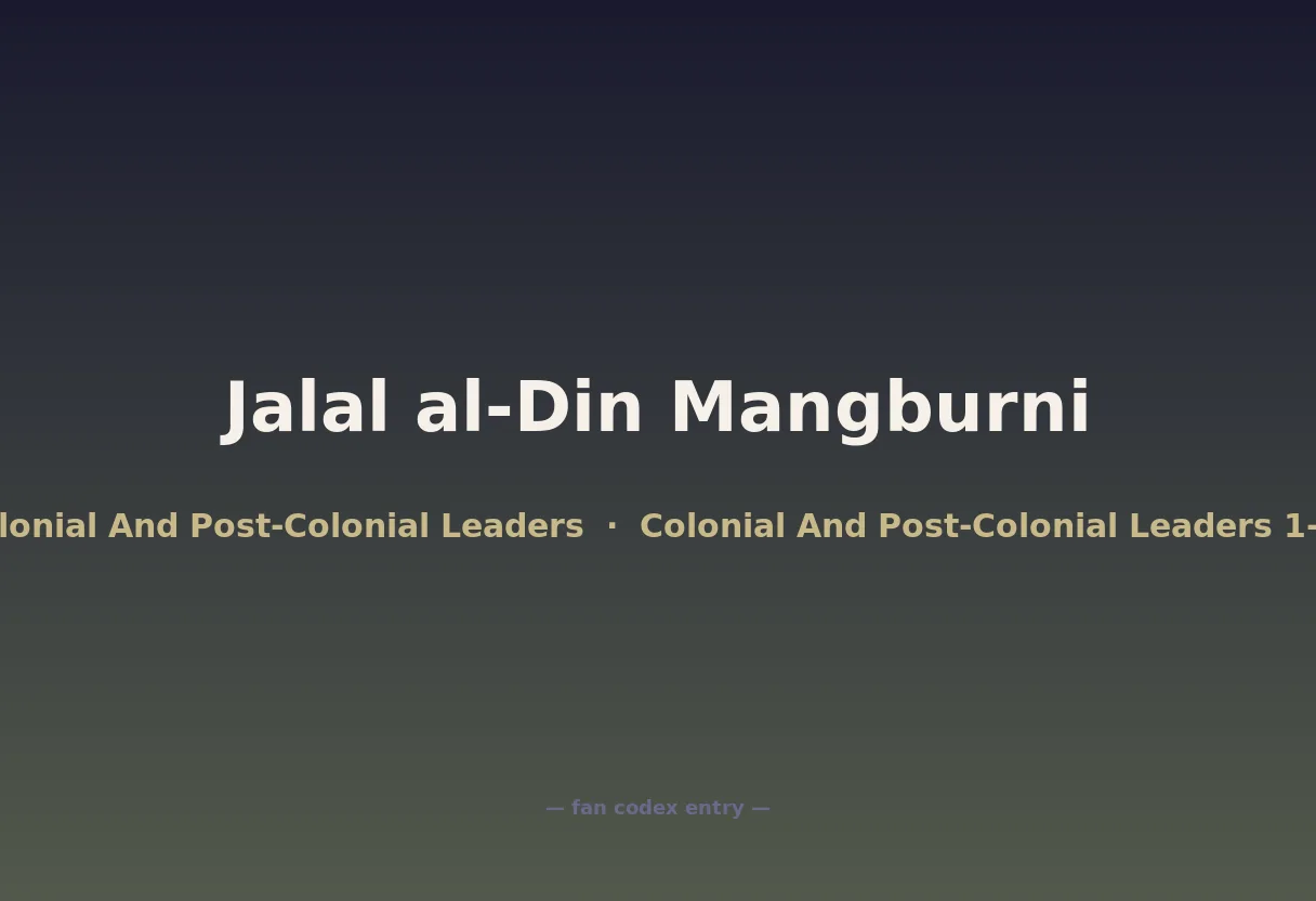 Jalal al-Din Mangburni